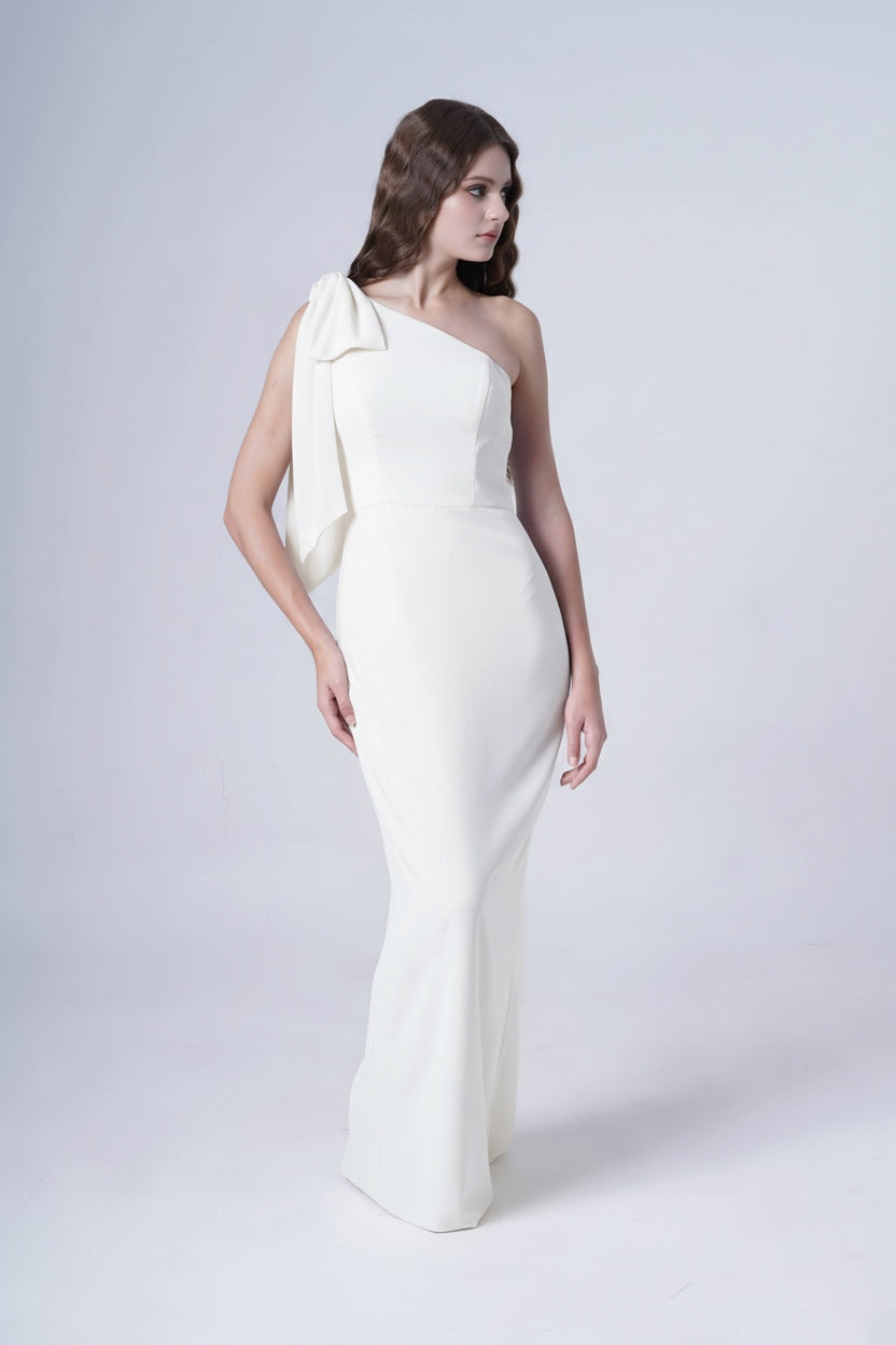 Valentina Bridesmaid Dress in Ivory