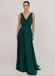 Athena Bridesmaid Dress In Emerald Dawn
