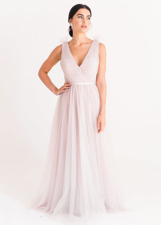 Grace Bridesmaid Dress in Smoked Blush