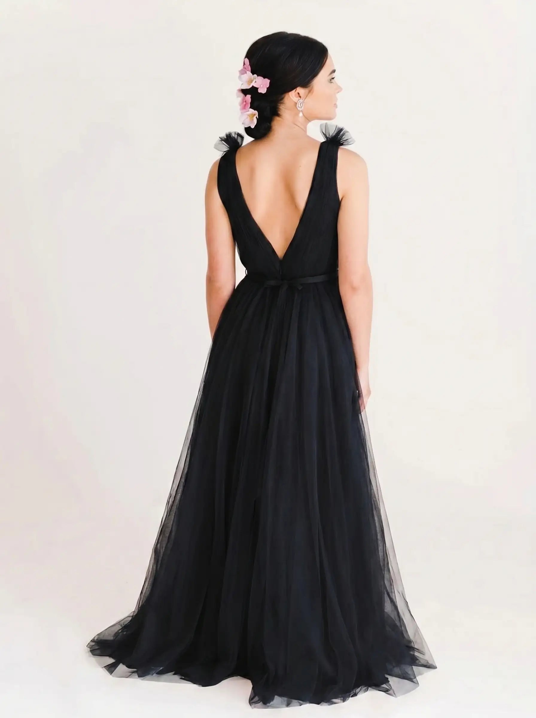 black tulle bridesmaid dress Baltic Born Womens Martha Smocked | Normally allow 10 days to make the dress and 3 Black / 2