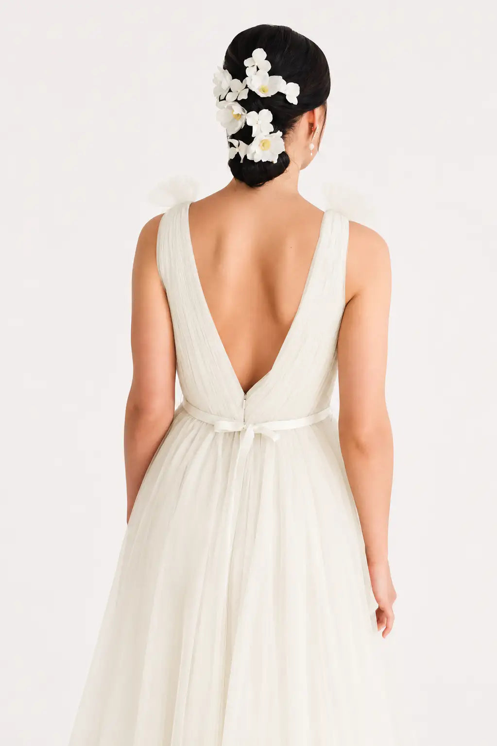 Grace Bridesmaid Dress in Ivory Tulle