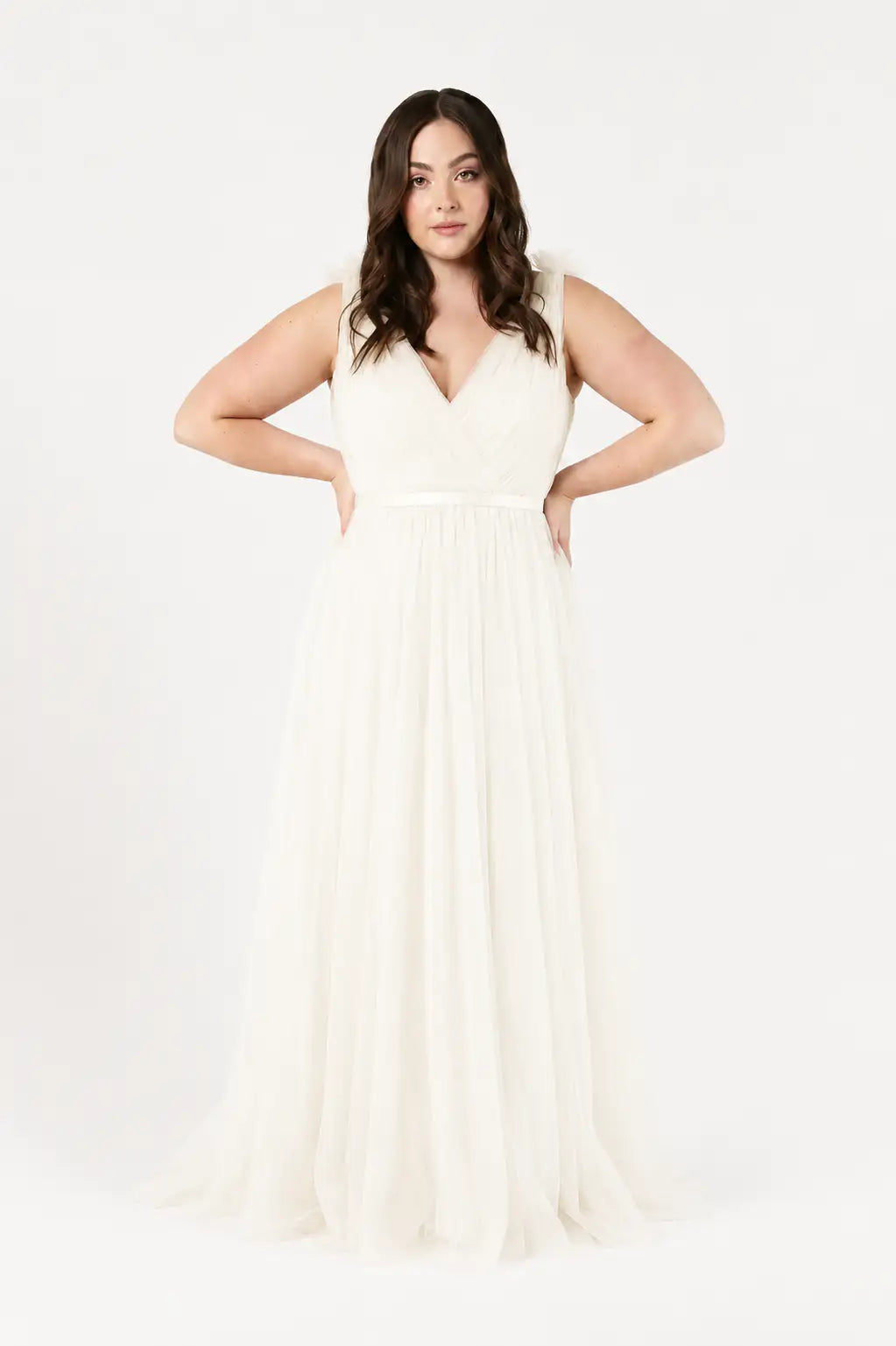 Grace Bridesmaid Dress in Ivory Tulle