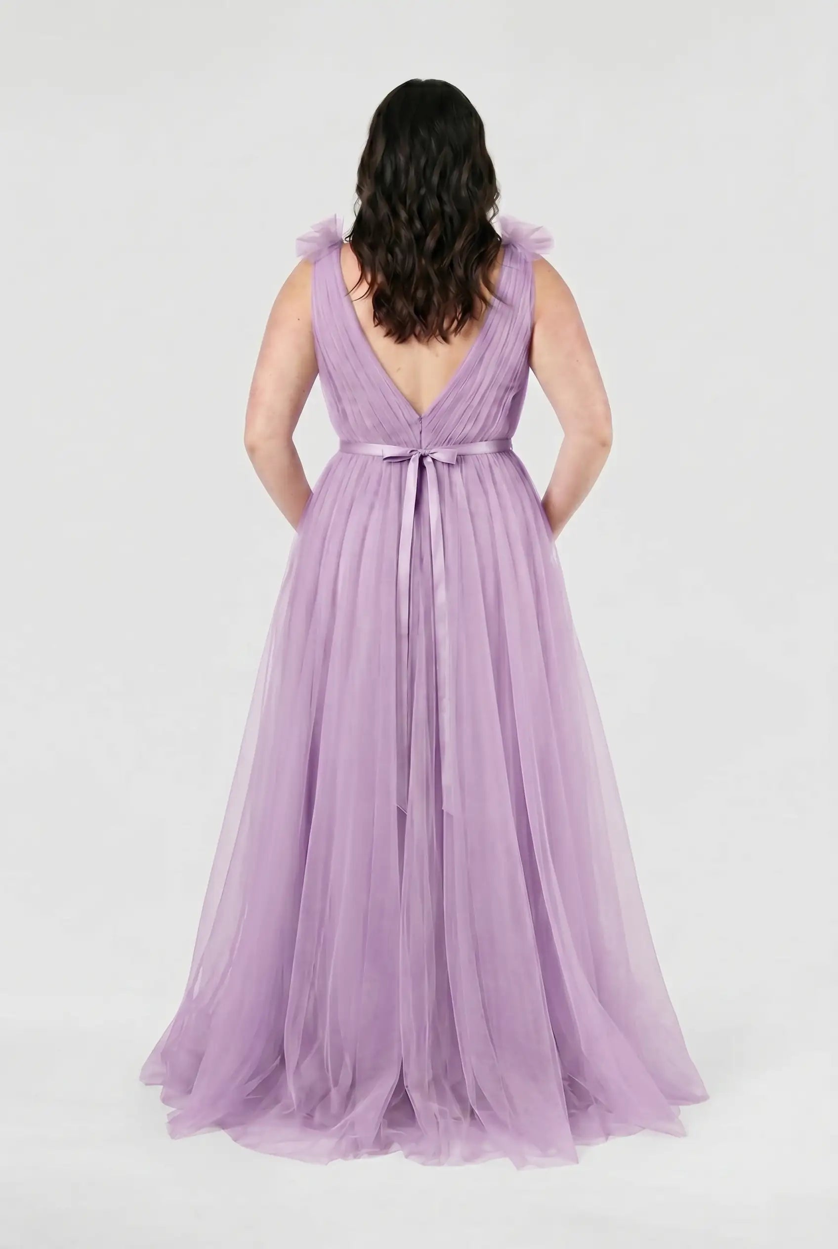 Grace Bridesmaid Dress in Lilac Mist Tulle