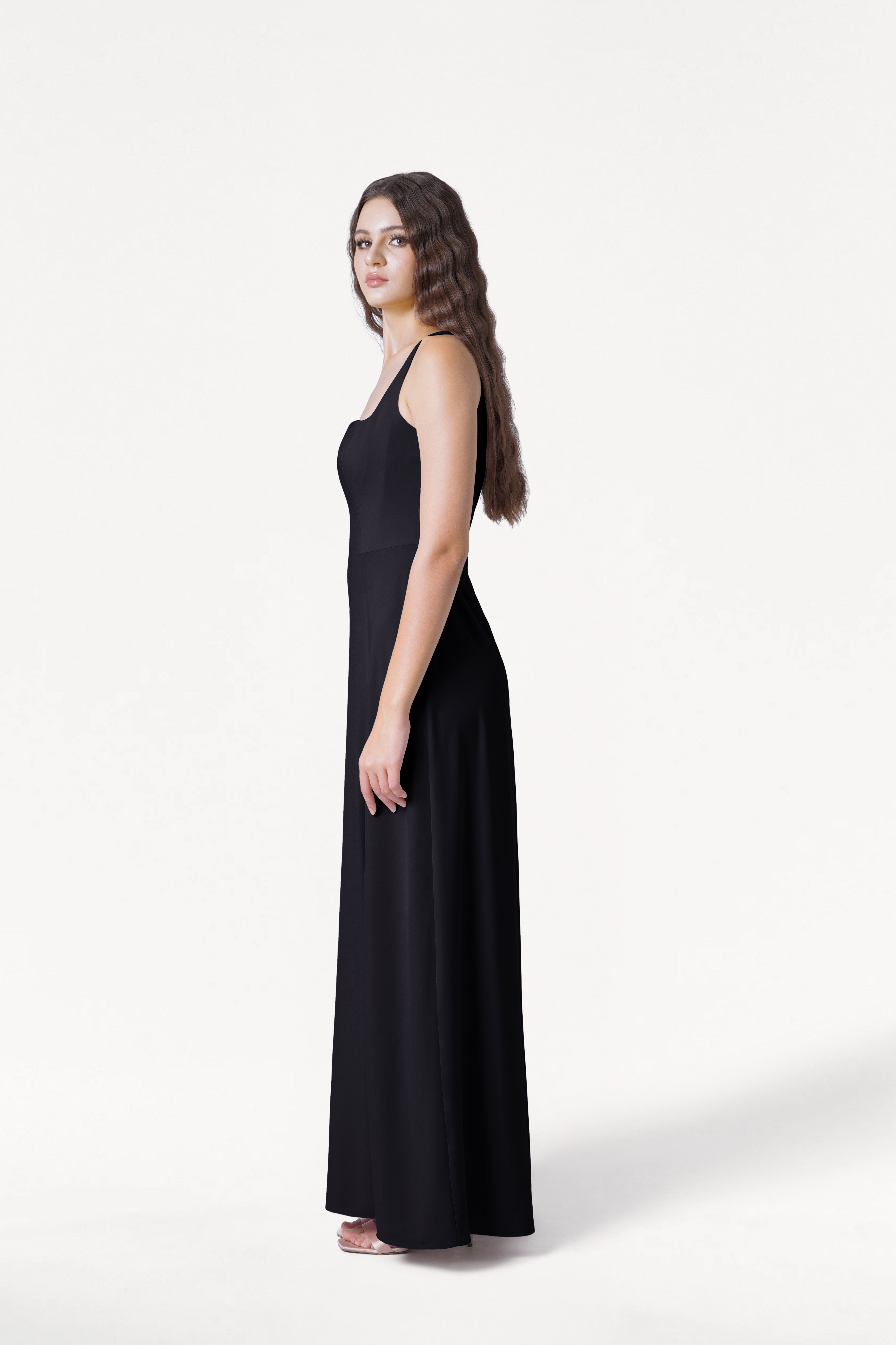 Helena Bridesmaid Dress in Black