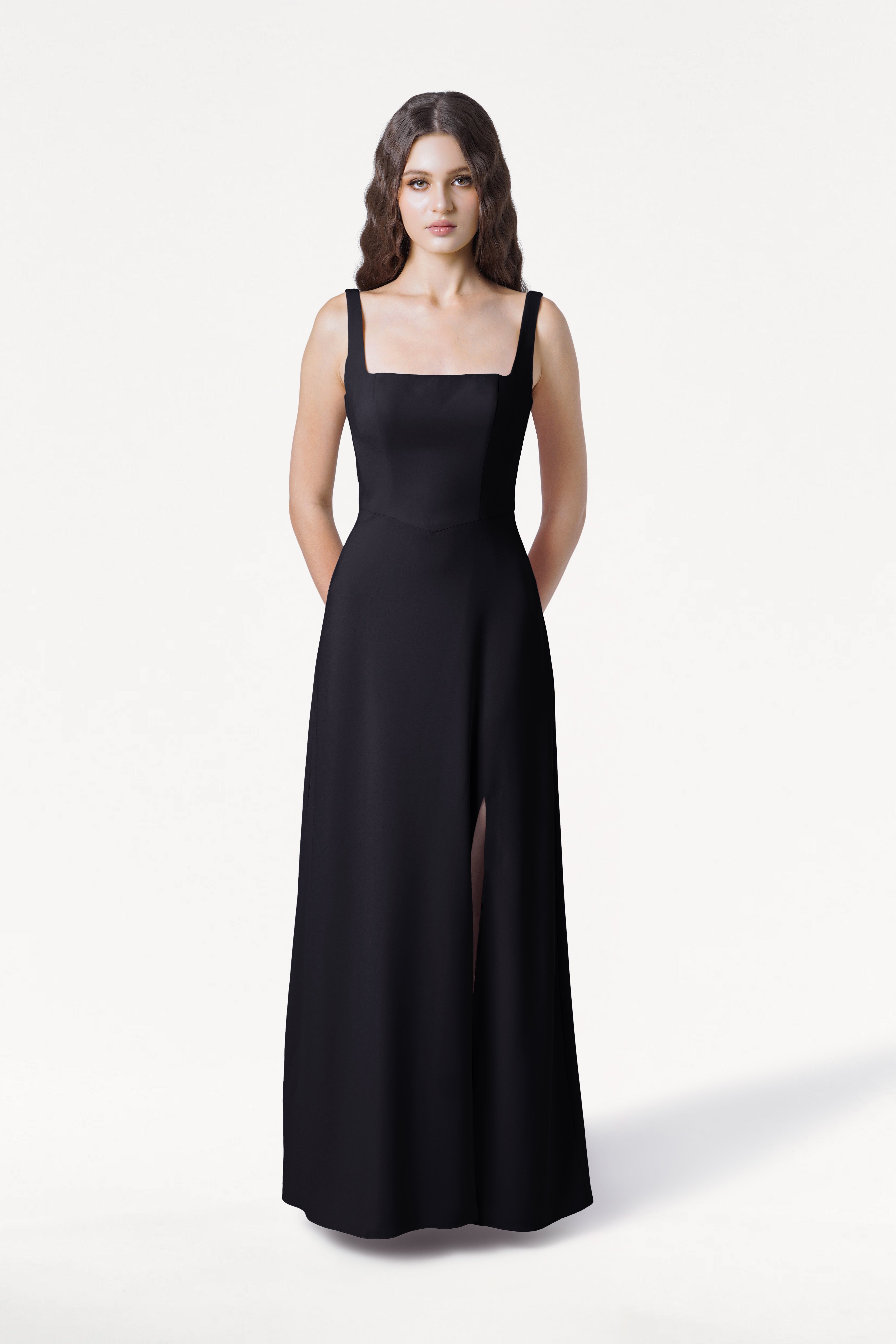 Helena Bridesmaid Dress in Black