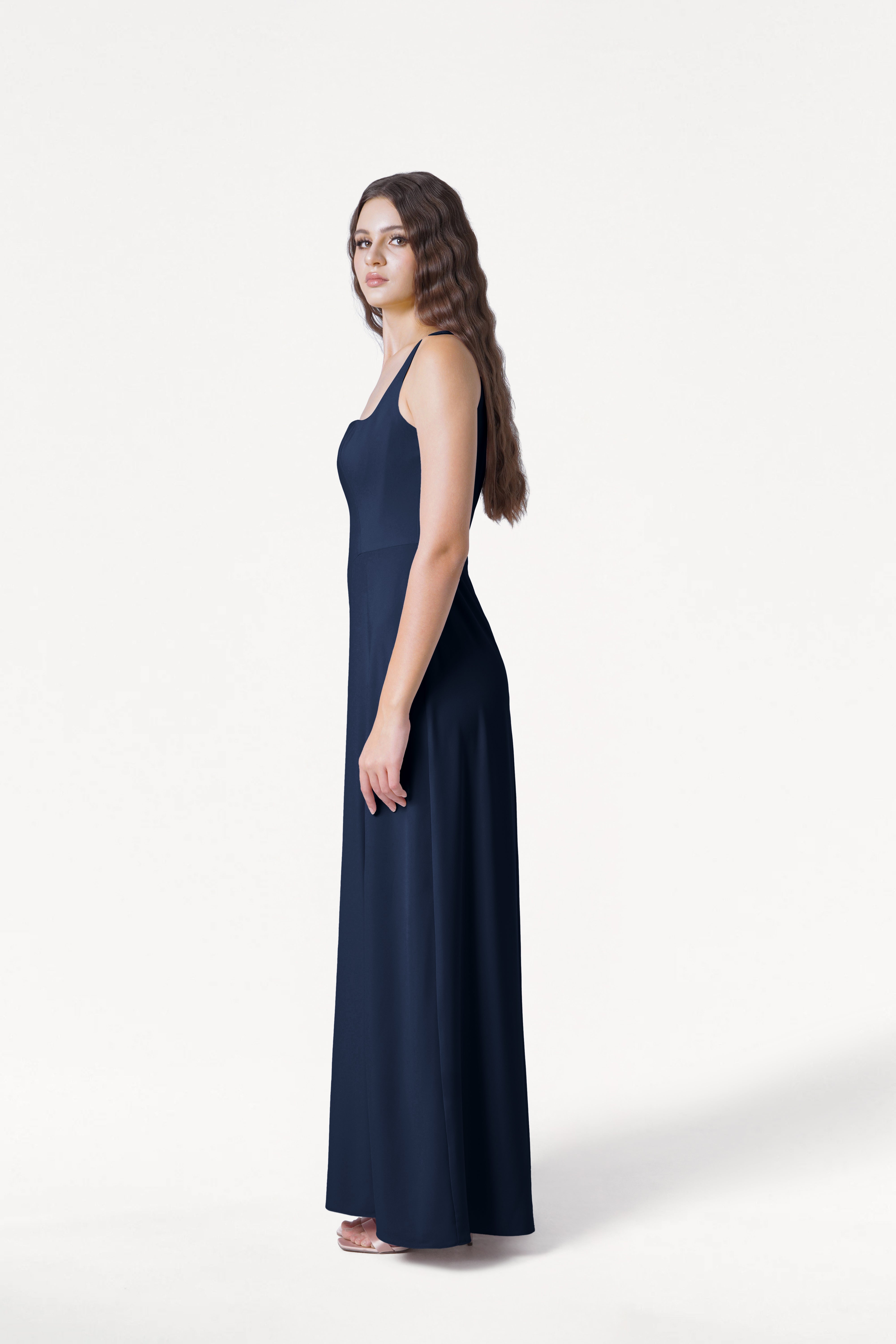 Helena Bridesmaid Dress in Navy