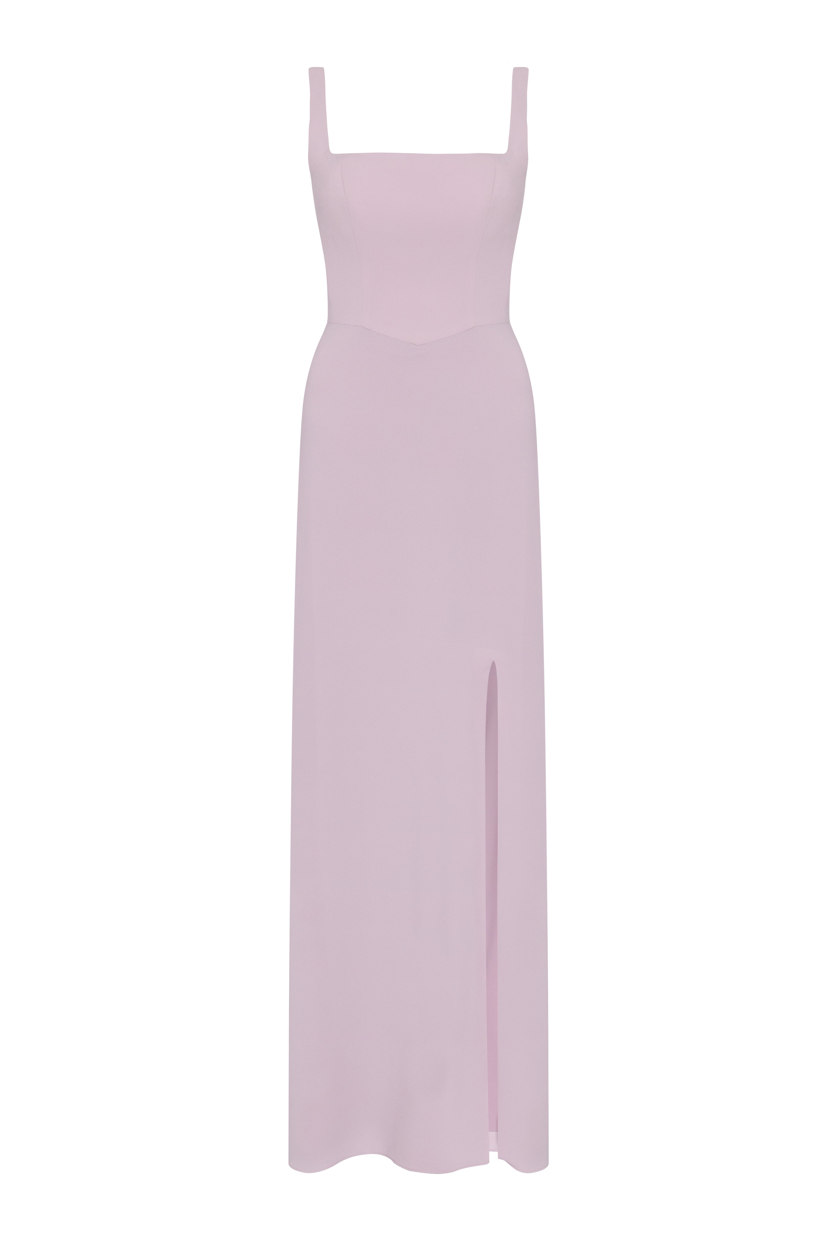 Helena Bridesmaid Dress in Smoked Blush Moss Crepe