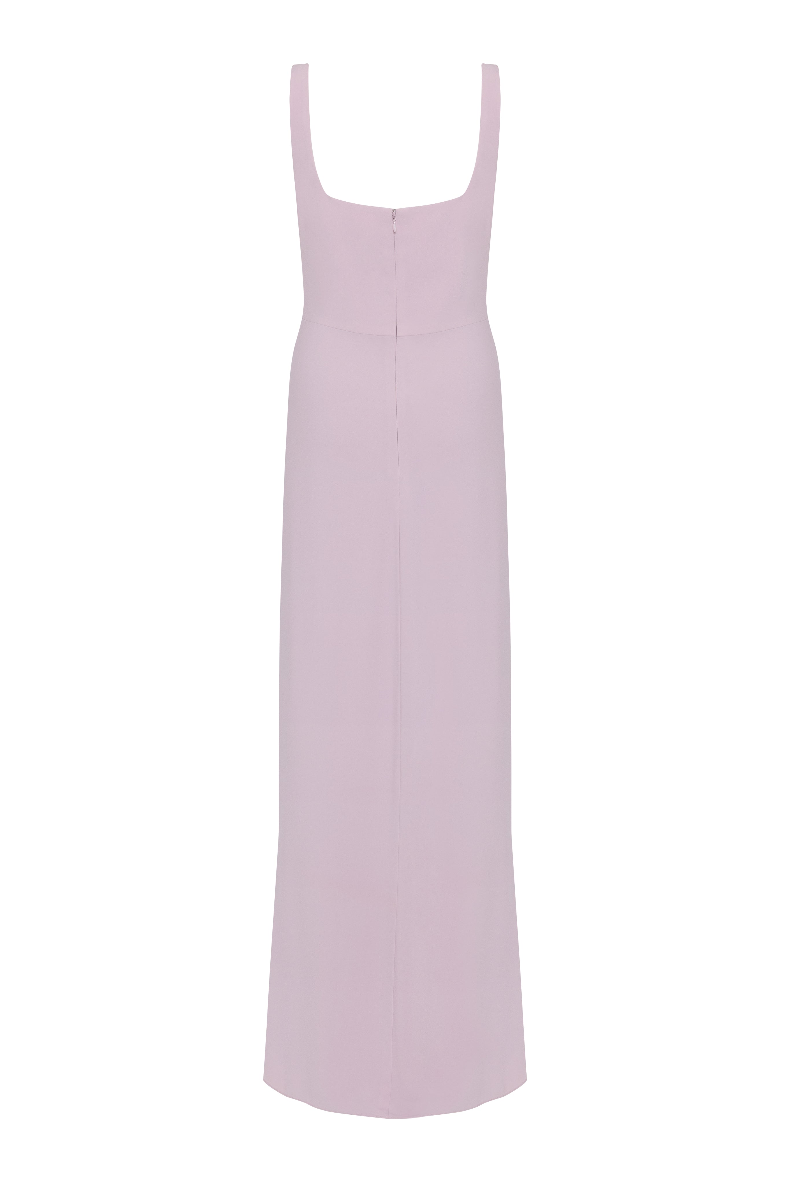 Helena Bridesmaid Dress in Smoked Blush Moss Crepe
