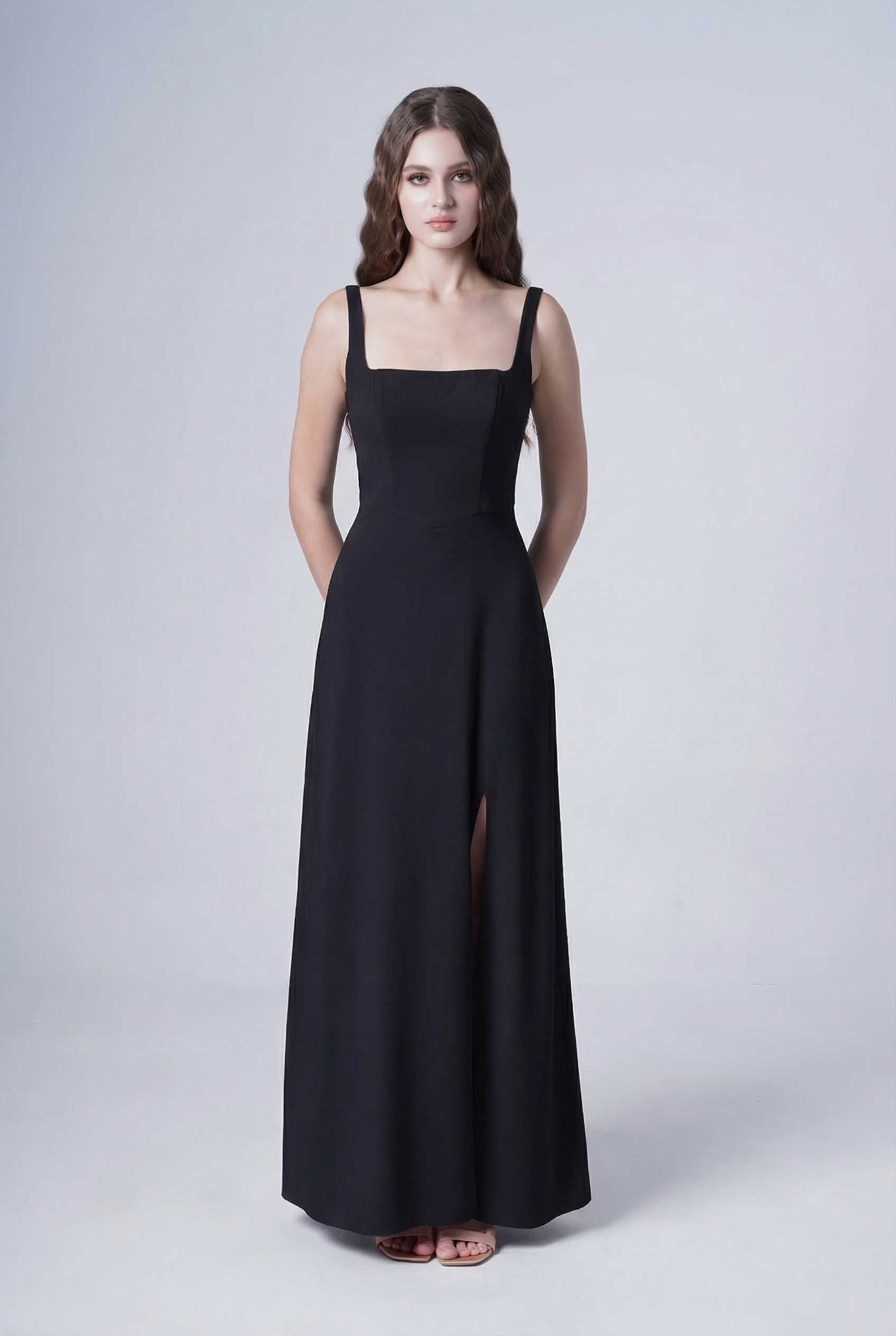 Helena Bridesmaid Dress in Black