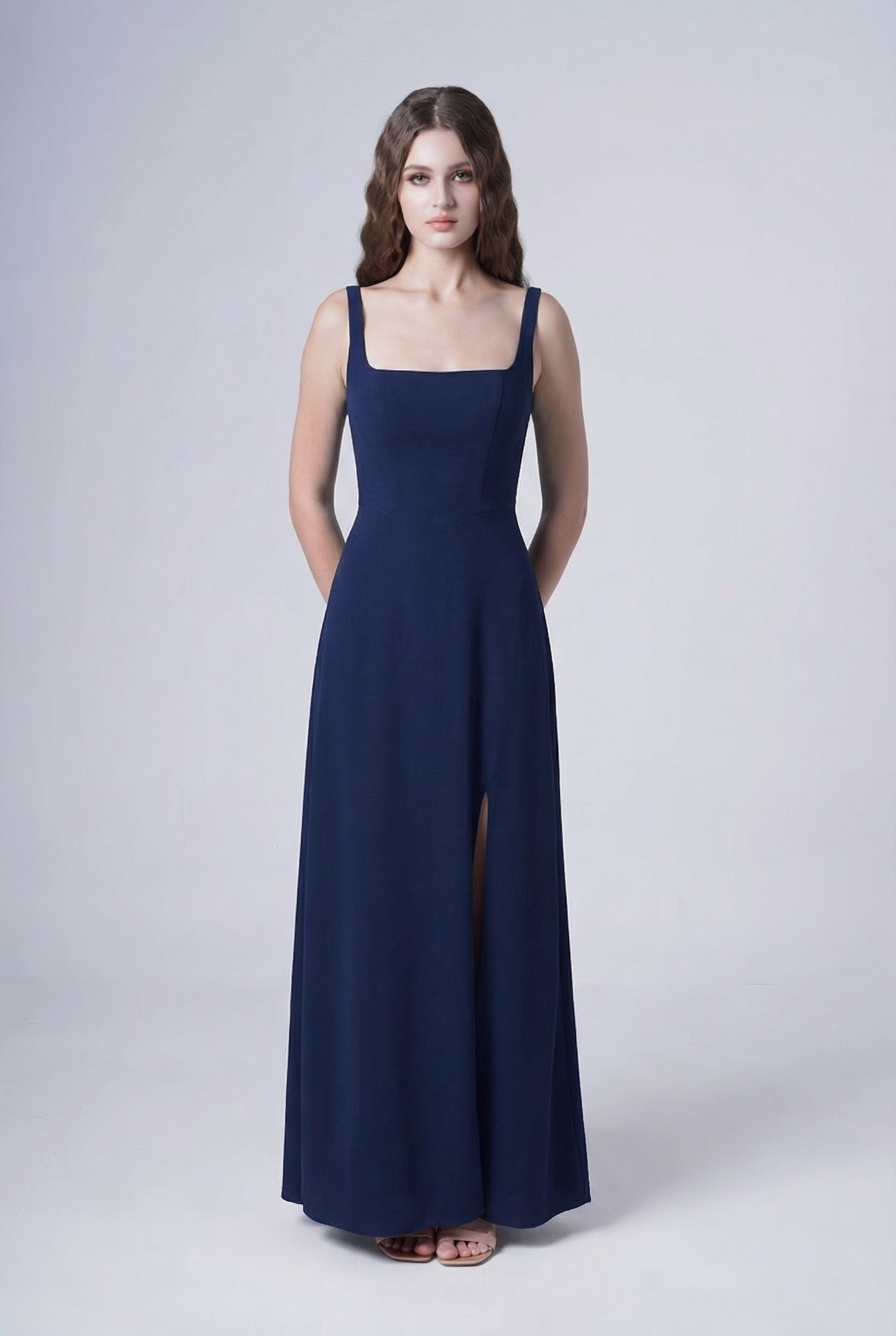 Helena Bridesmaid Dress in Navy