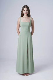 Helena Bridesmaid Dress in Sage Green