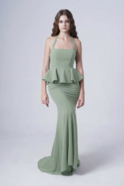 Peony Bridesmaid Dress in Sage Green
