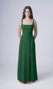 Helena Bridesmaid Dress in Forest Green