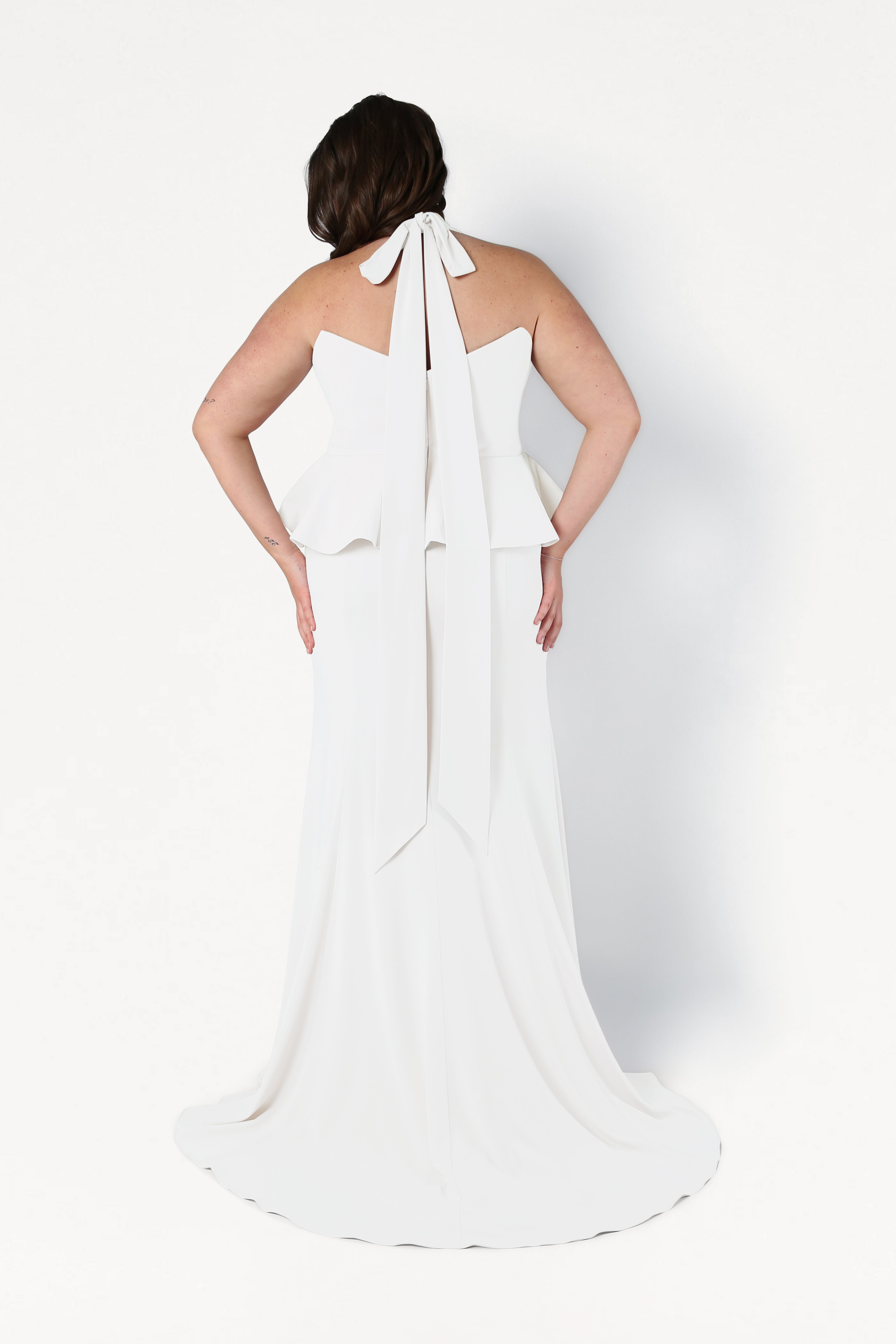 Peony Dress in Ivory