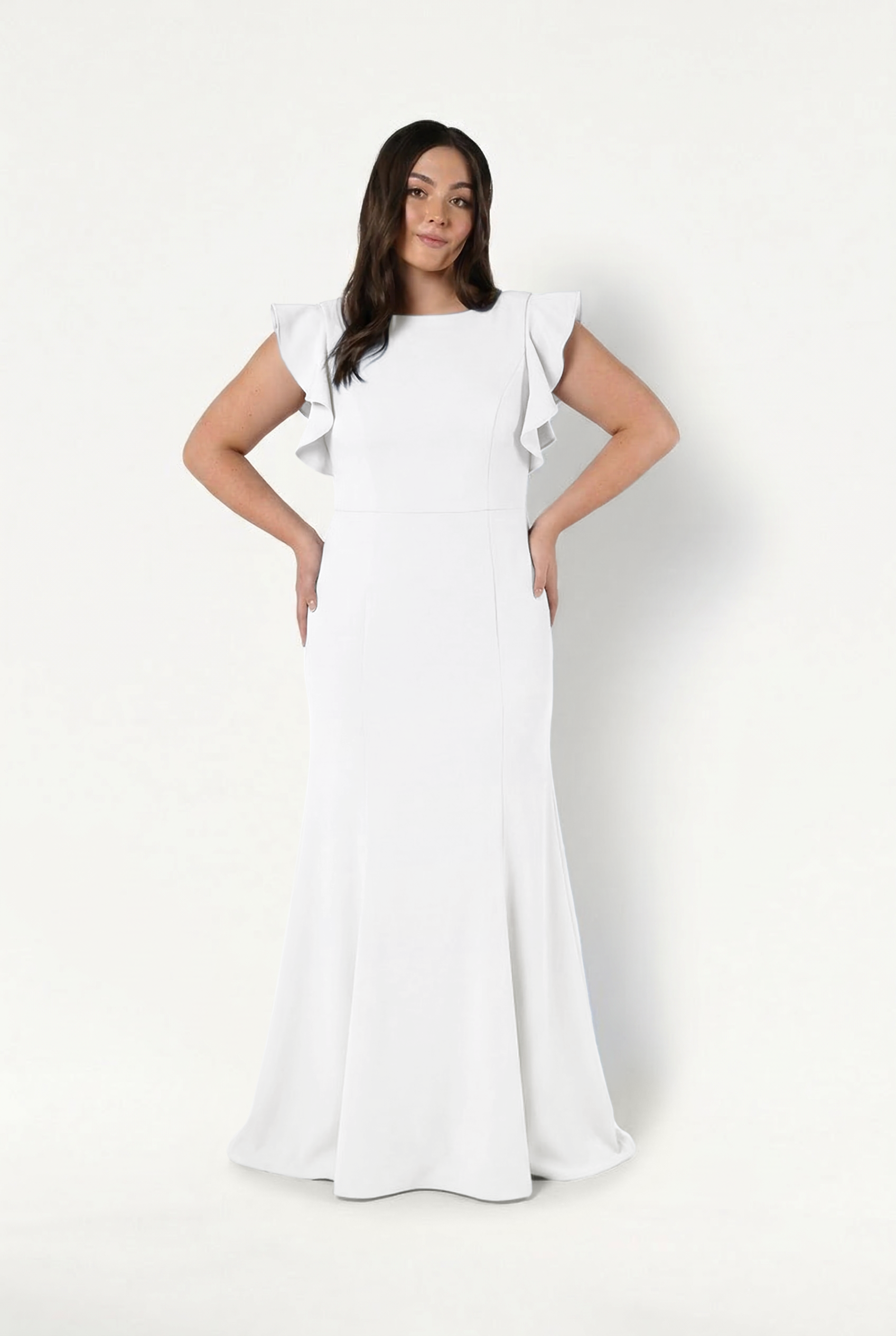 Cecelia Moss Crepe in Ivory