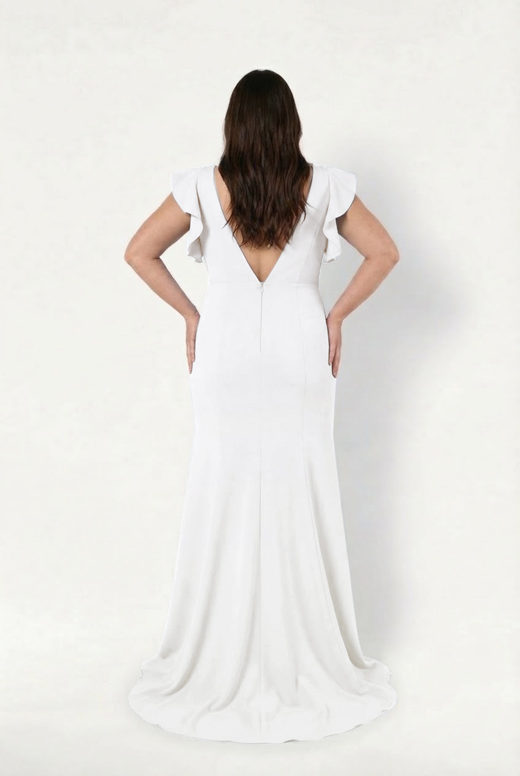 Cecelia Moss Crepe in Ivory