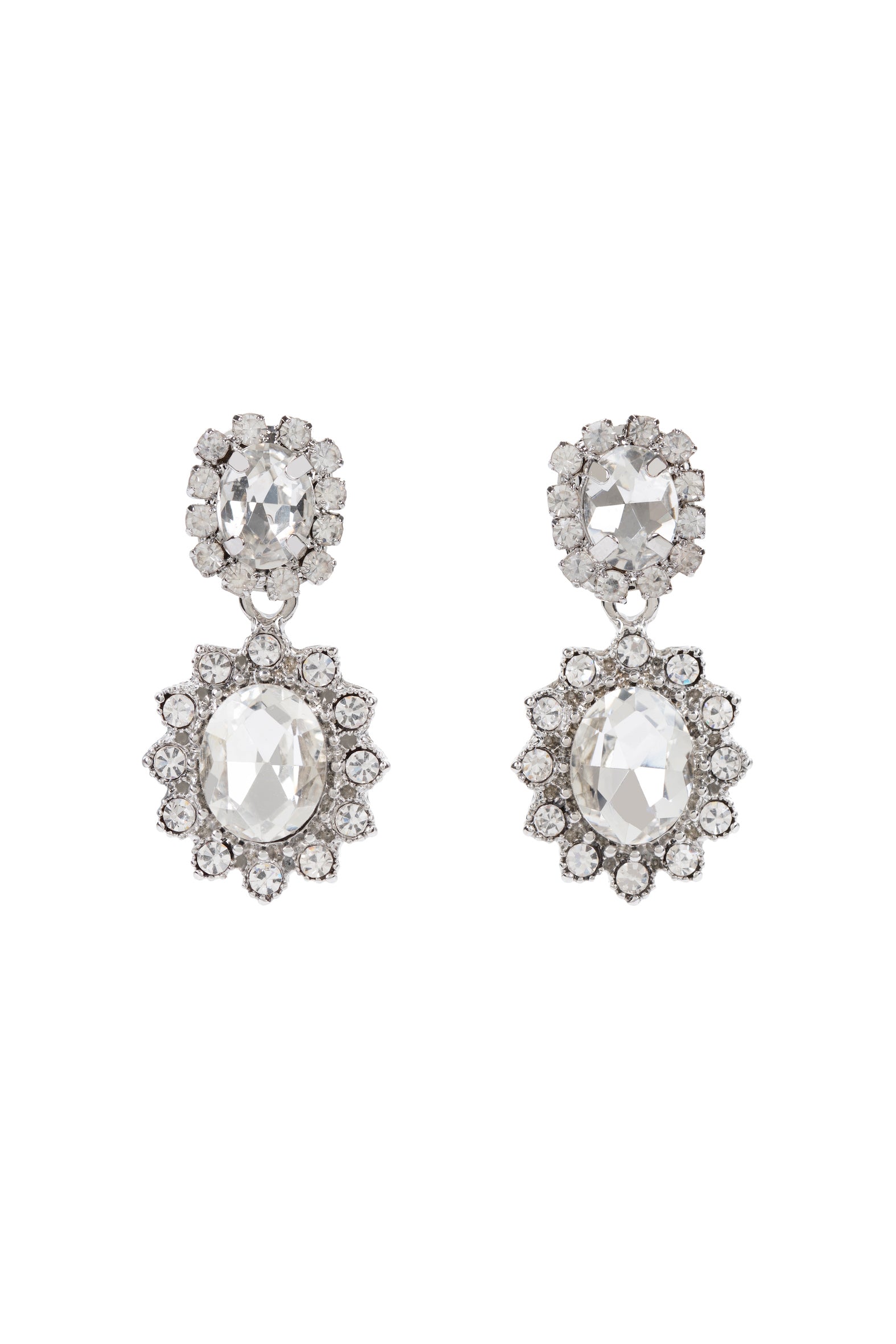Imperial crystal drop earrings