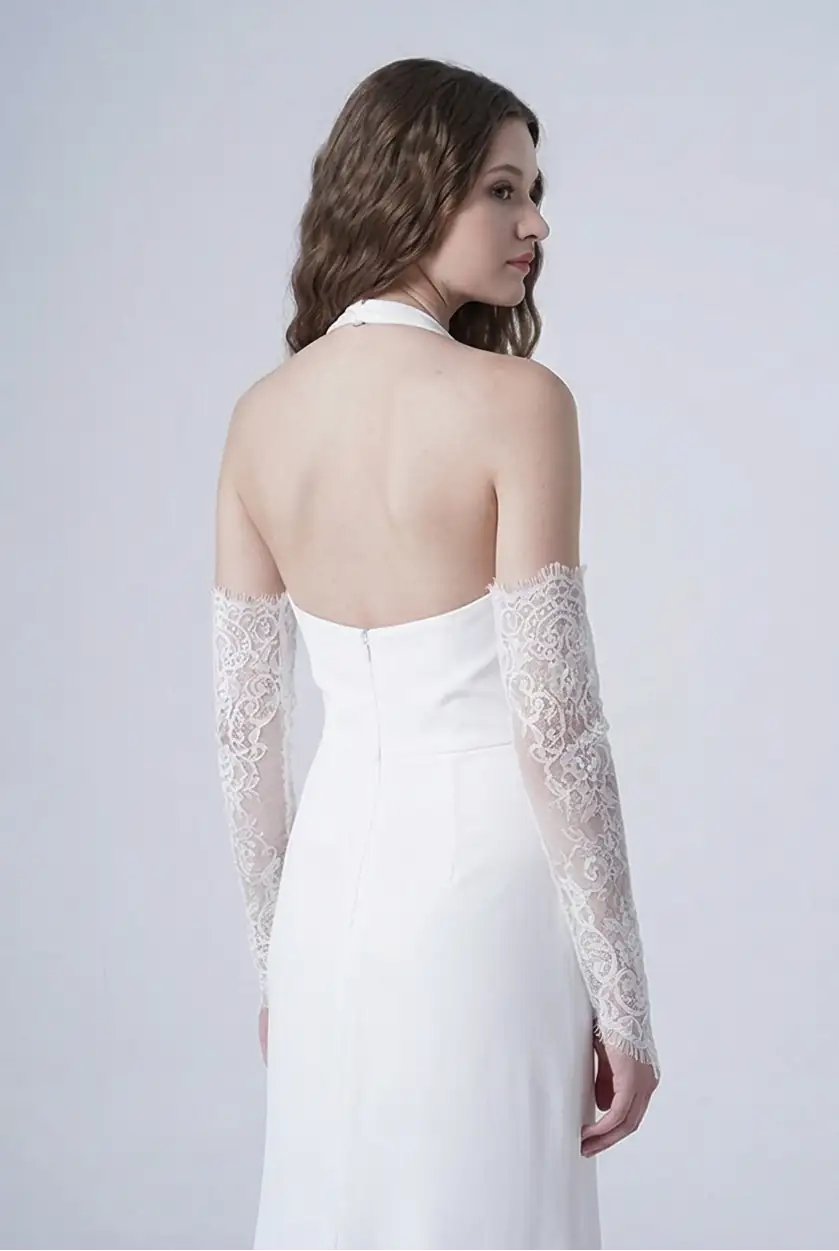 Lace Bridal Sleeves In Ivory