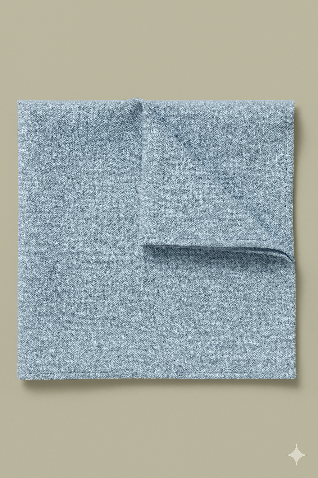 Moss Crepe Pocket Square