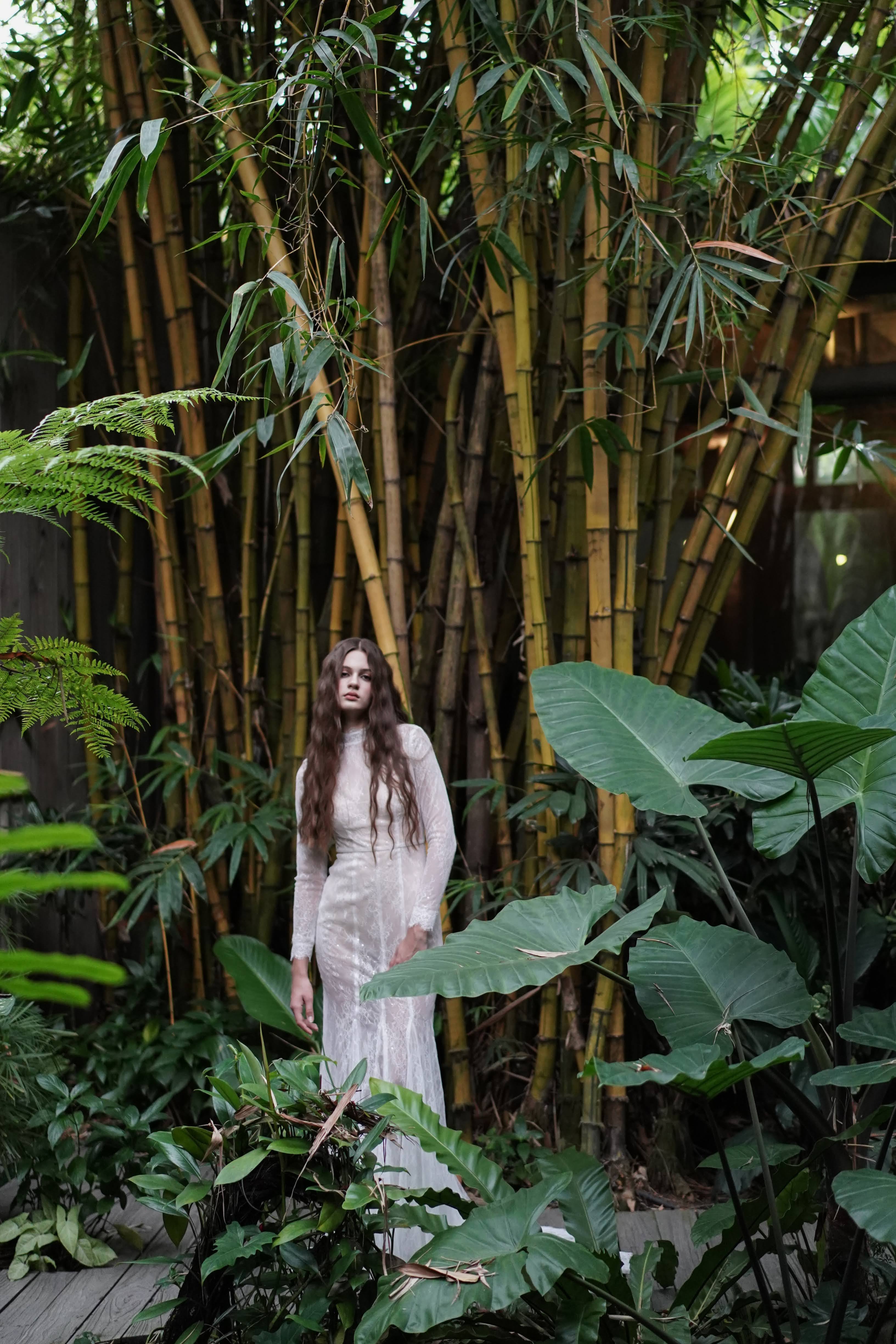 Nova Bridal Dress in Ivory Chantilly Lace