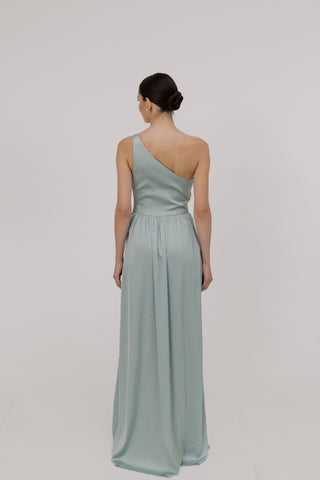 Greta Bridesmaid Dress in Dusty Eucalyptus