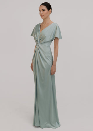 Camilla Bridesmaid Dress in Dusty Eucalyptus