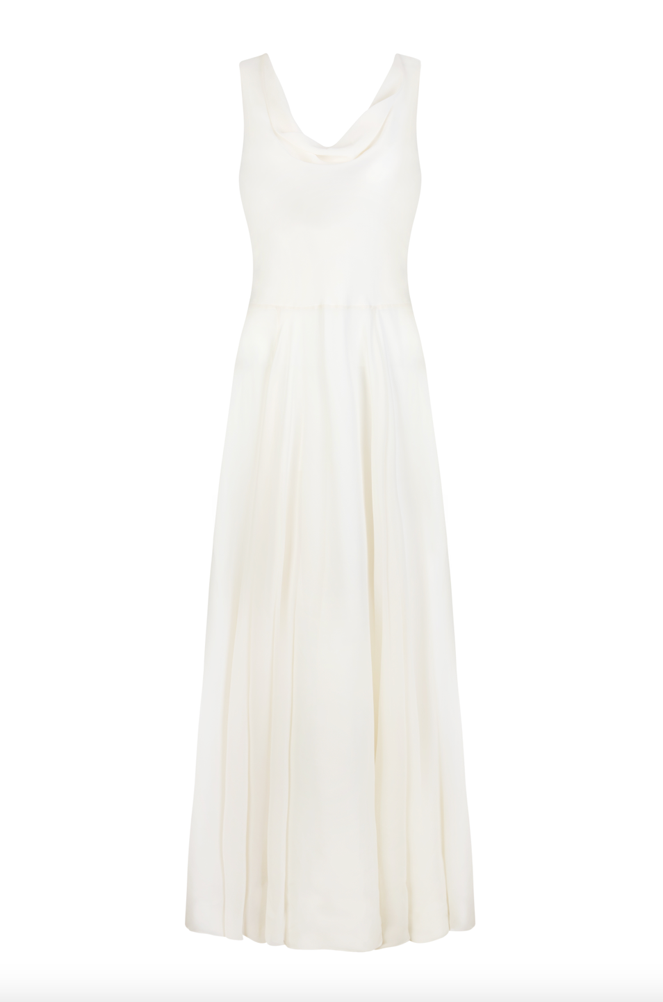Athena Dress In Ivory Chiffon