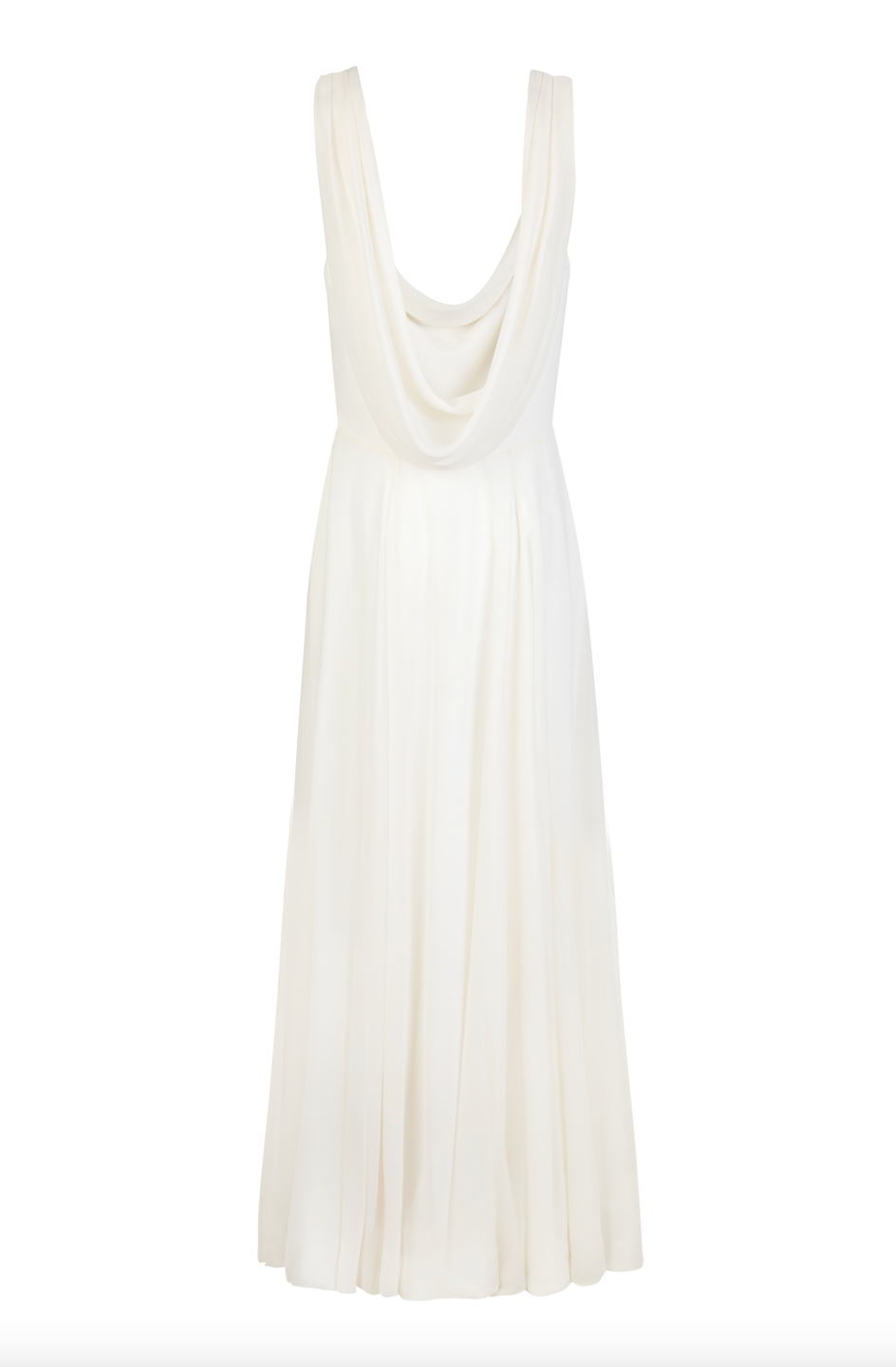 Athena Dress In Ivory Chiffon