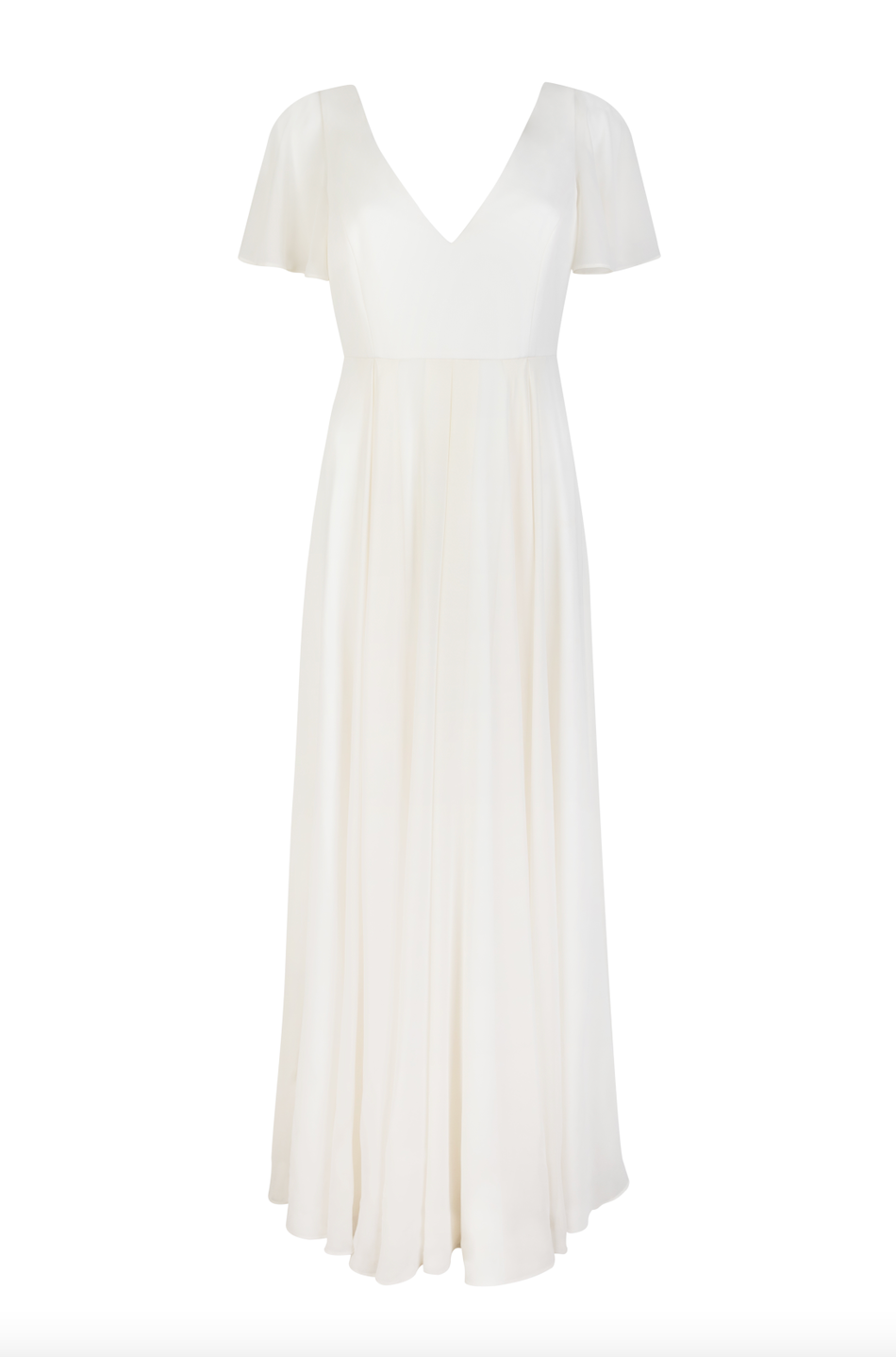 Phoebe Bridesmaid Dress In Ivory Chiffon