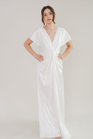 Camilla Bridesmaid Dress In Ivory Satin