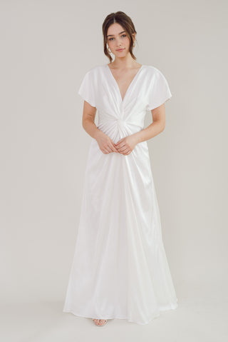 Camilla Bridesmaid Dress In Ivory Satin