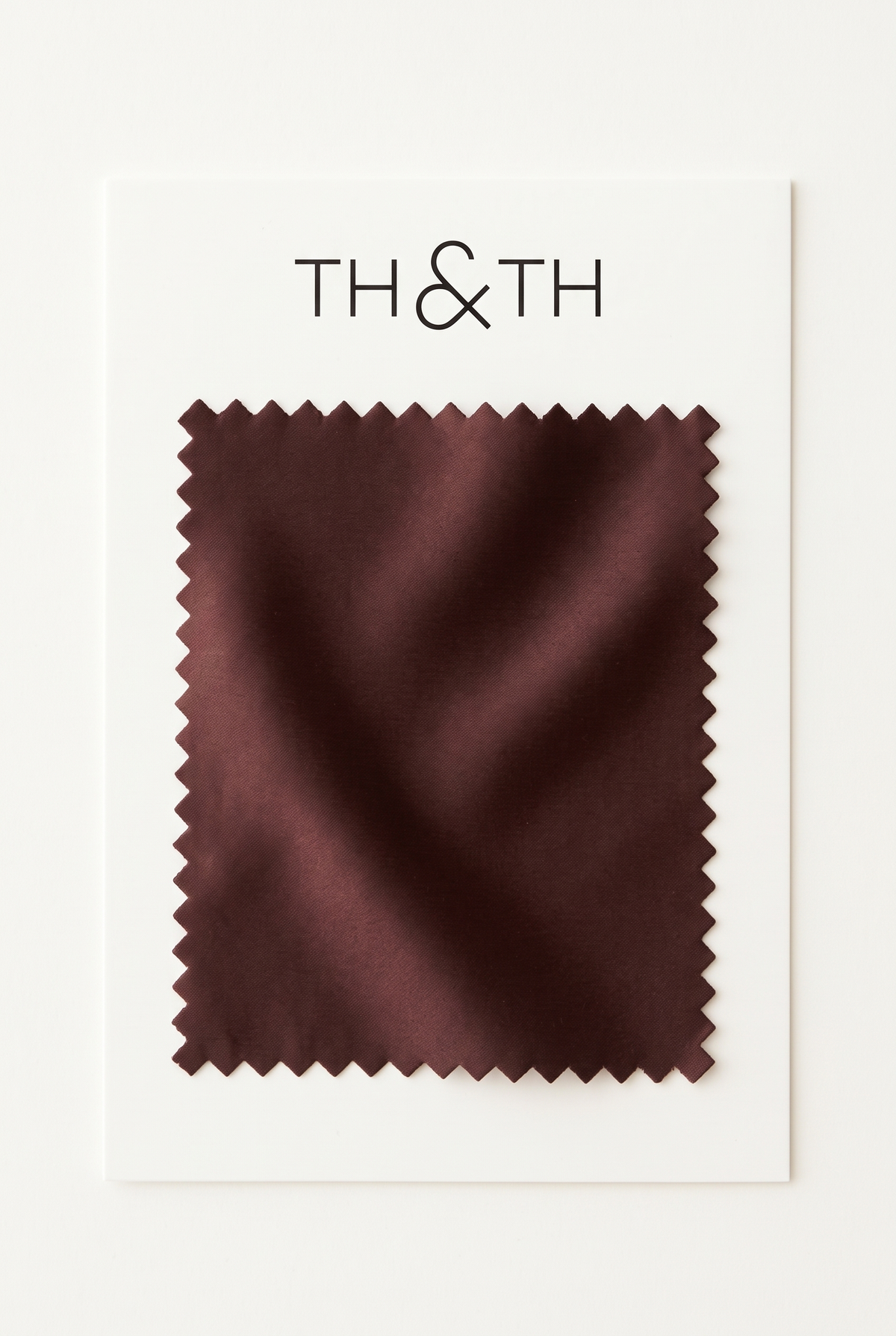 Satin Swatch in Chocolate Brown