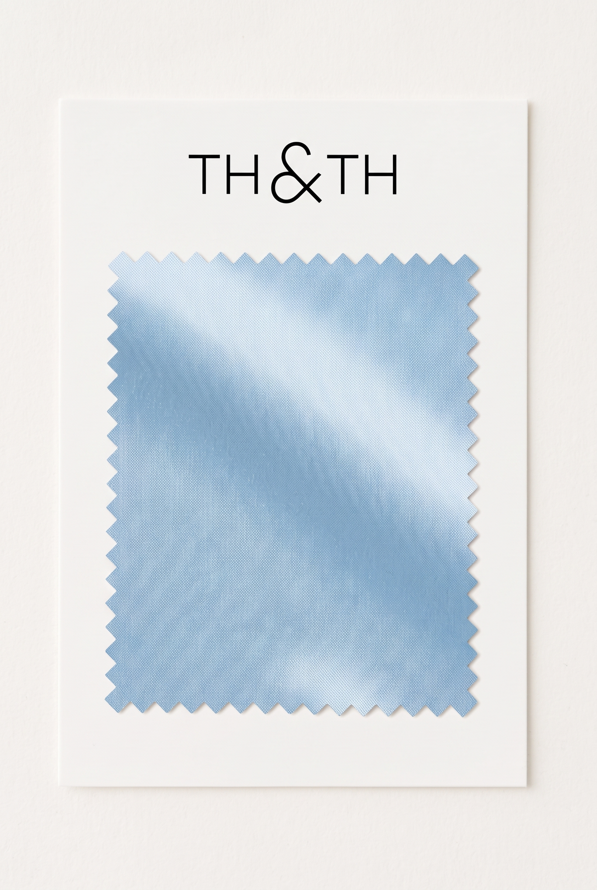 Satin Twill Swatch in Frosted Blue