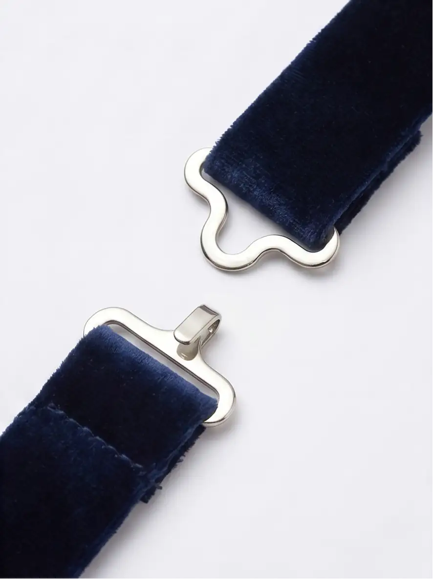 navy bow tie clasps