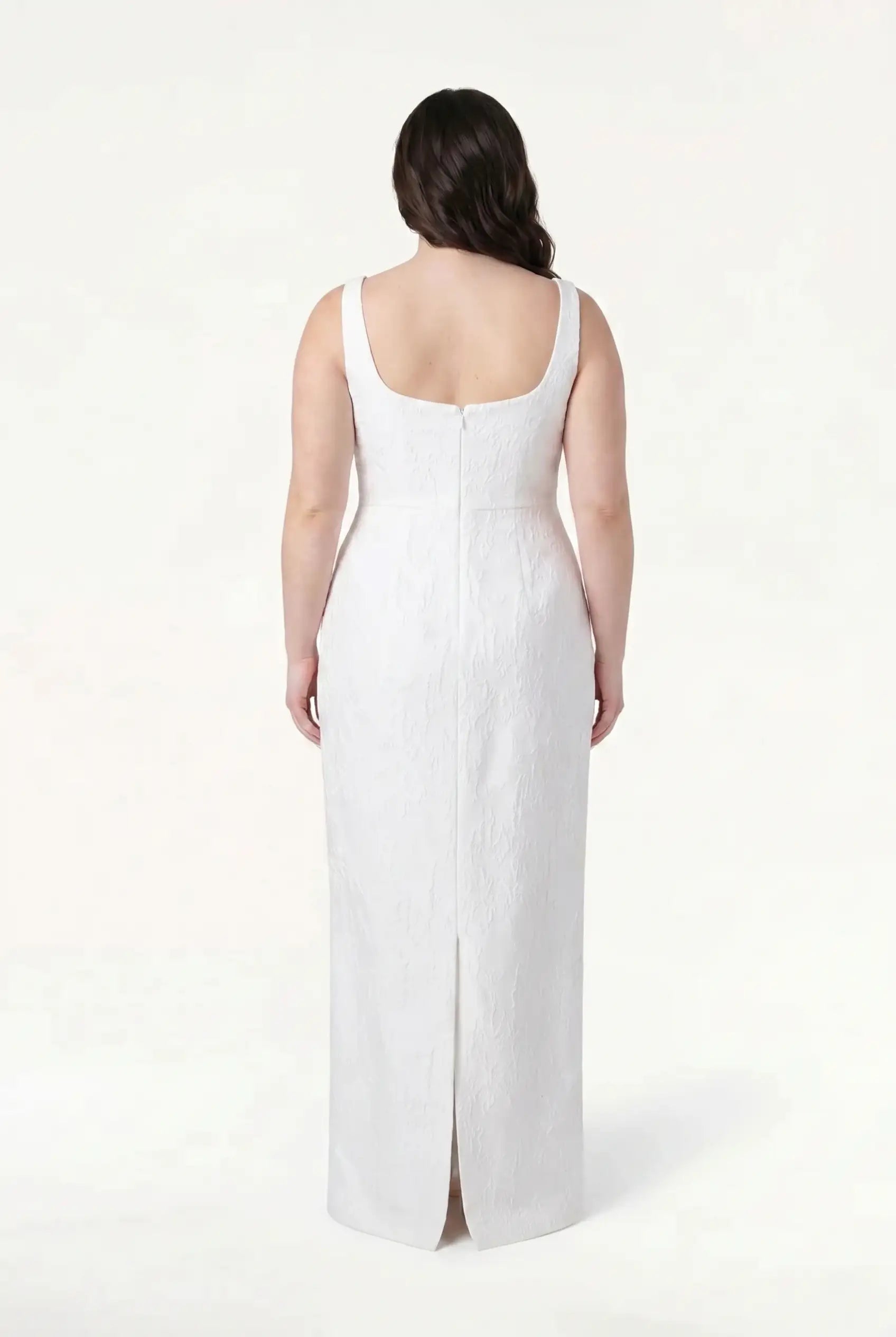 Waldorf Bridal Dress In Vintage Ivory Brocade