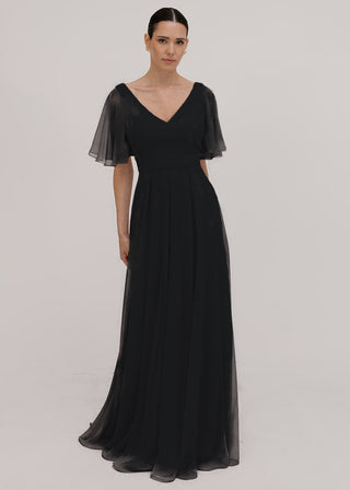 Phoebe Bridesmaid Dress In Black