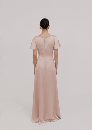 Camilla Bridesmaid Dress in Blush Pink