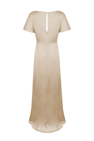 Camilla Bridesmaid Dress in Champagne Sky