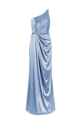 Greta Bridesmaid Dress in Dusty Blue