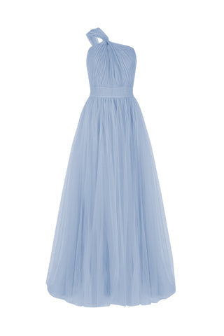 Luna Bridesmaid Dress in Dusty Blue