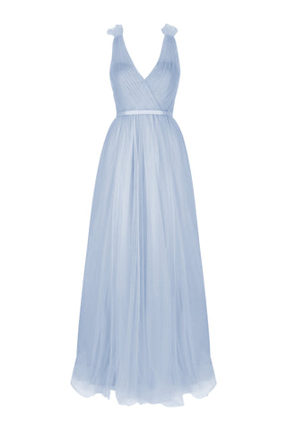 Grace Bridesmaid Dress in Dusty Blue