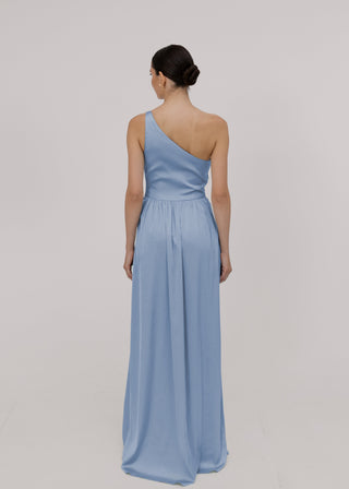 Greta Bridesmaid Dress in Dusty Blue