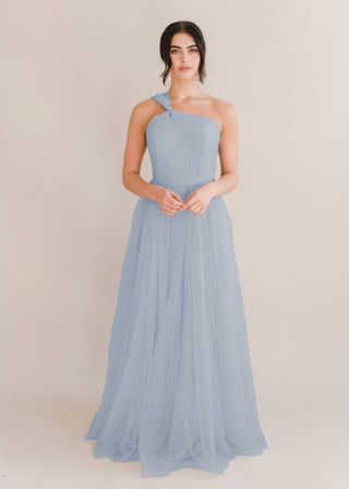 Luna Bridesmaid Dress in Dusty Blue