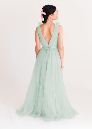 Grace Bridesmaid Dress in Dusty Eucalyptus