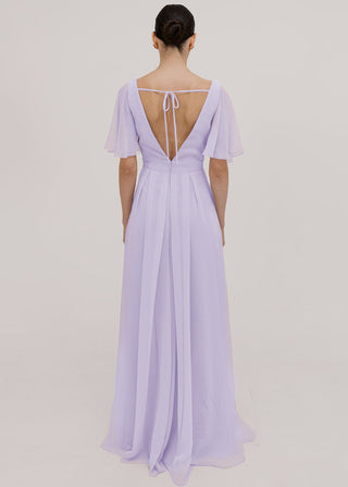 Phoebe Bridesmaid Dress In Lilac Mist