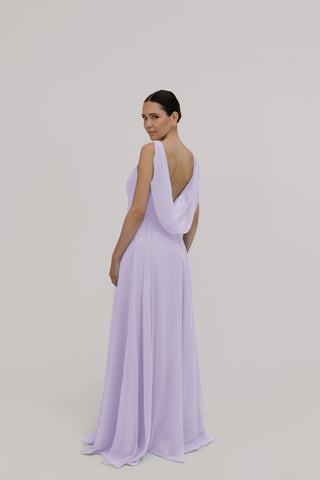 Athena Bridesmaid Dress In Lilac Mist