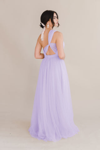 Luna Bridesmaid Dress in Lilac Mist