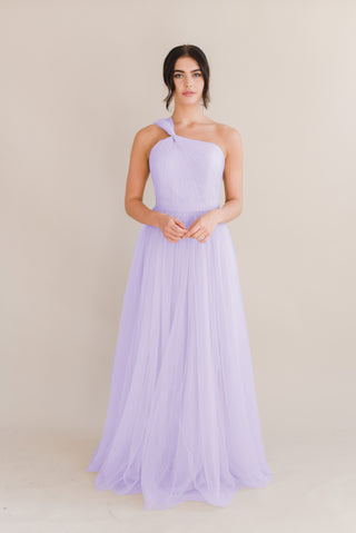 Luna Bridesmaid Dress in Lilac Mist