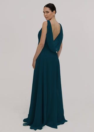 Athena Bridesmaid Dress In Emerald Dawn