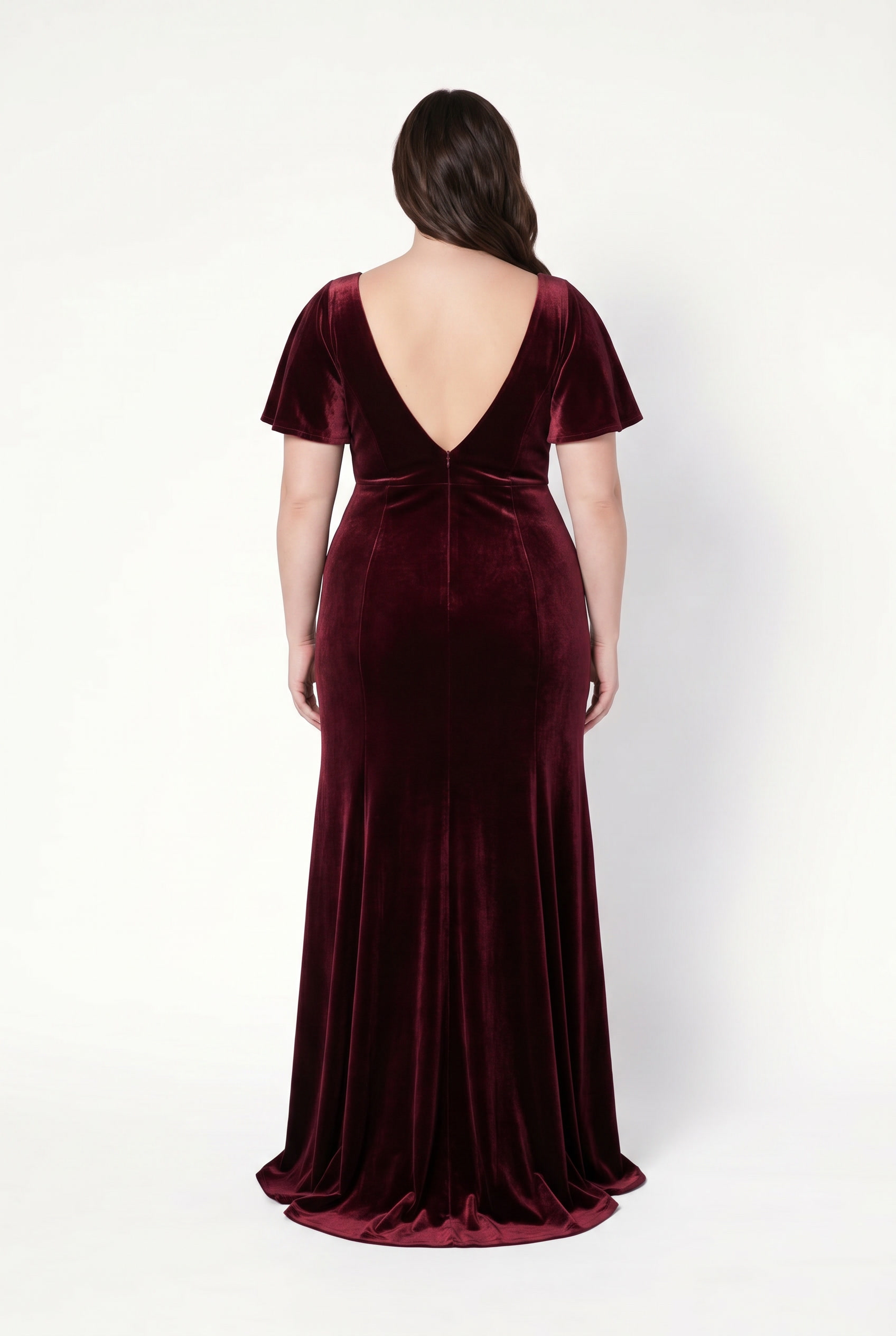 princess polly baby blue dress TH&TH Celeste Velvet Bridesmaid Dress In Merlot – TH and TH